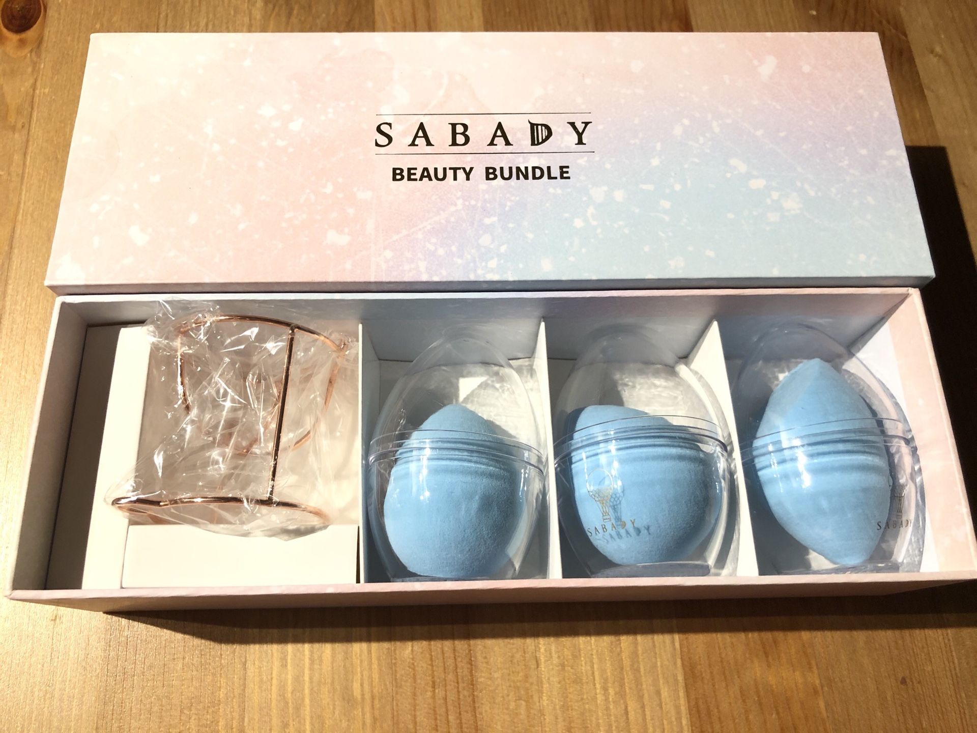 Brand new! MAKEUP Beauty Sponge Blenders Set With Travel Cases,RoseGold Holder, Multi-shaped,Durable,Soft,Latex-free Blending Sponges Perfect for Fou