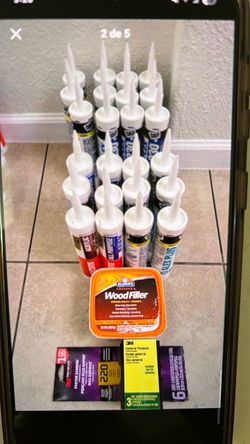 Caulk.   cokin blanco