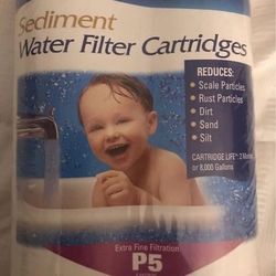 New 2 Pack: Culligan Sediment Water Filter Cartridges 5 Micron Extra Fine P5 