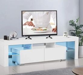 Brand new white tv stand