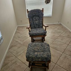 Wooden rocking chair