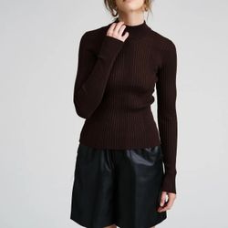 Candas Fitted Sweater Top