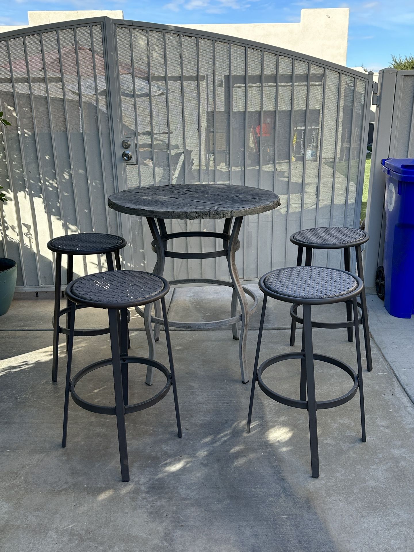 Outdoor Patio Furniture With Stools