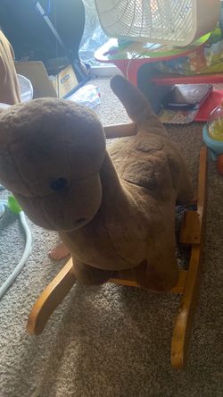 Kids Plush Rocking Dino Toy