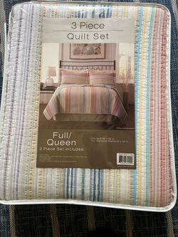 3 piece quilt set
