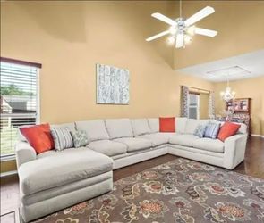 Large sectional Nebraska Furniture Mart Sectional couch.