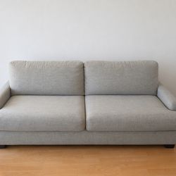 Modern Light Gray Sofa – Clean, Minimal, Great Condition