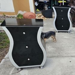 Side Stand Table Night Stand 2 (1 Damaged )