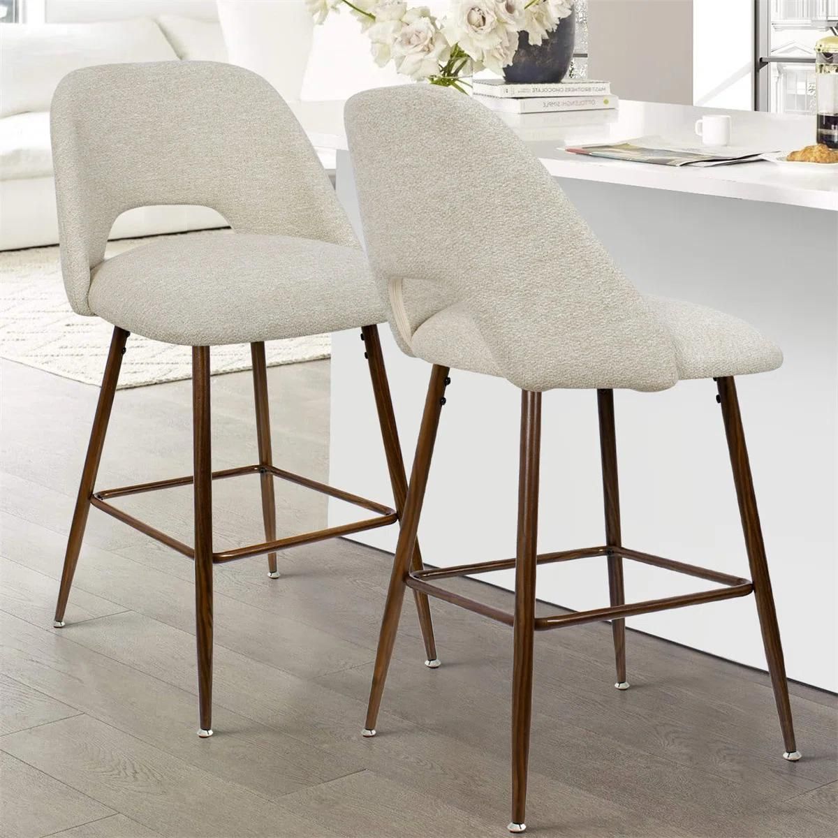 3 Upholstered Counter Stools