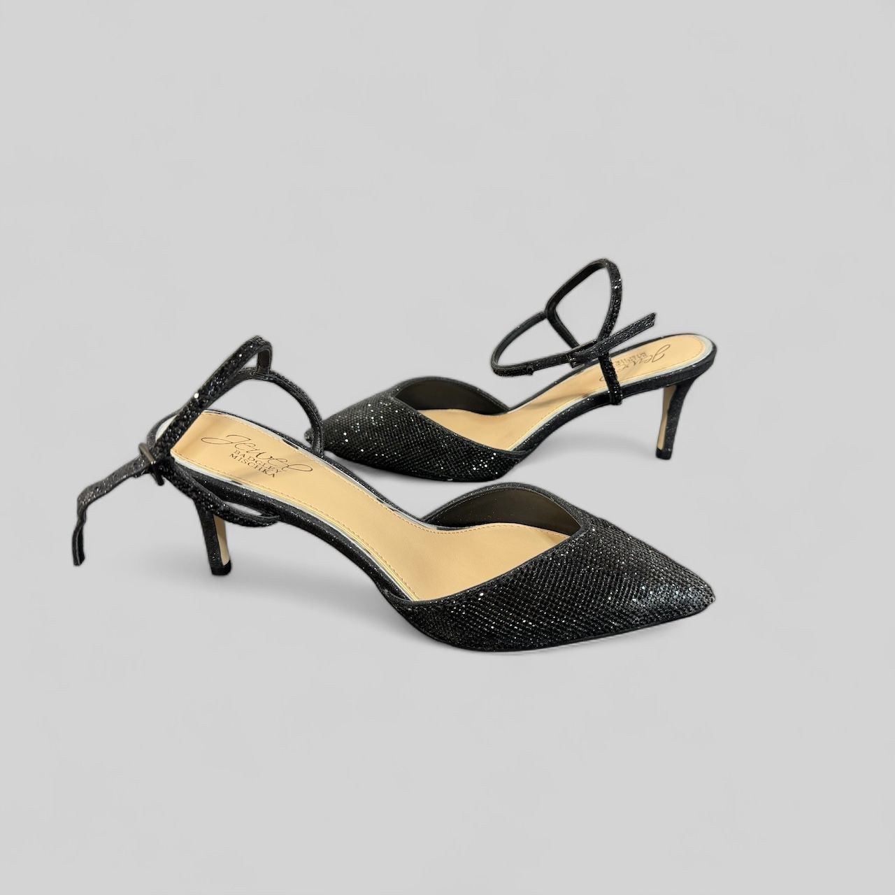New size 7.5 Jewel Badgley Mischka Georgina Pointed Toe Mid Heel