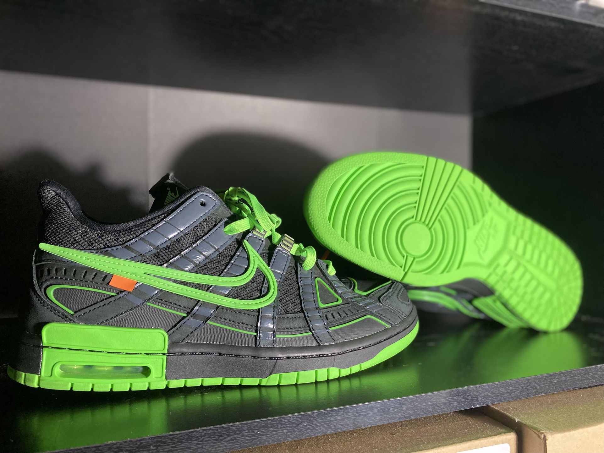 Nike Rubber Dunk Off White Green Strike