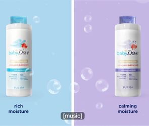 Baby Dove Ultra-Gentle Bubble Bath 2-Pack