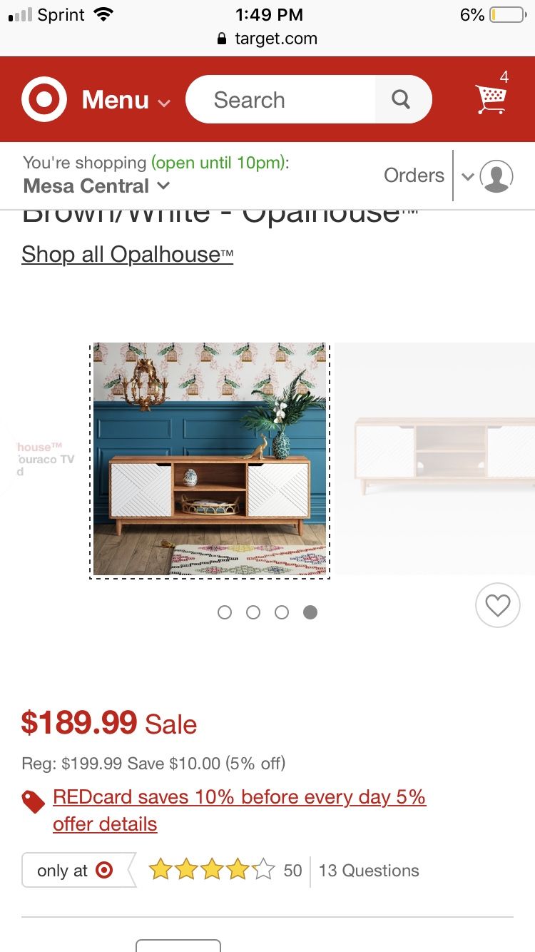 Midcentury media console/TV Stand Opalhouse