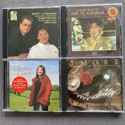 Great Classical Music Sopranos (w/a couple of tenors)lot of 4 CDs new/excellent condition. Elisabeth Soderstrom sings Benjamin Britten with The Englis