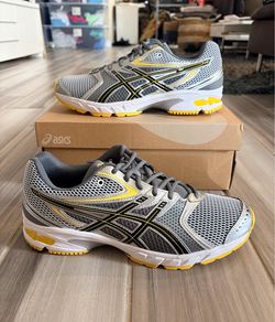 Men's ASICS GEL-DS Trainer 14 Shoes - White/Tai Chi Yellow - Size 9, 9.5, 10