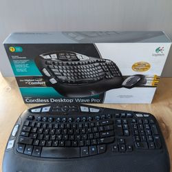 Logitech Cordless Desktop Wave Pro Keyboard