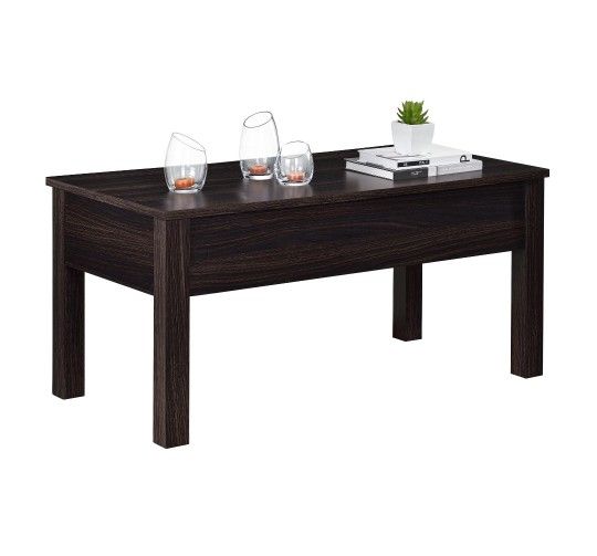 New Inbox Lift Coffee Table Espresso Color