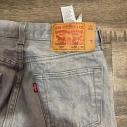 Men’s 501 Levi’s Jeans Grey 