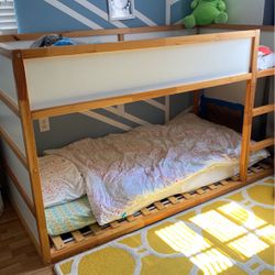 IKEA Bunk Bed- KURA Reversible bed, pine, Twin