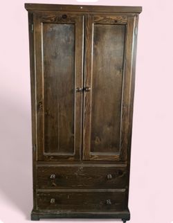 Wood closet / cabinet  / dresser