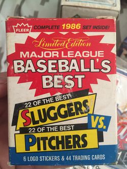 Baseball cards 1986