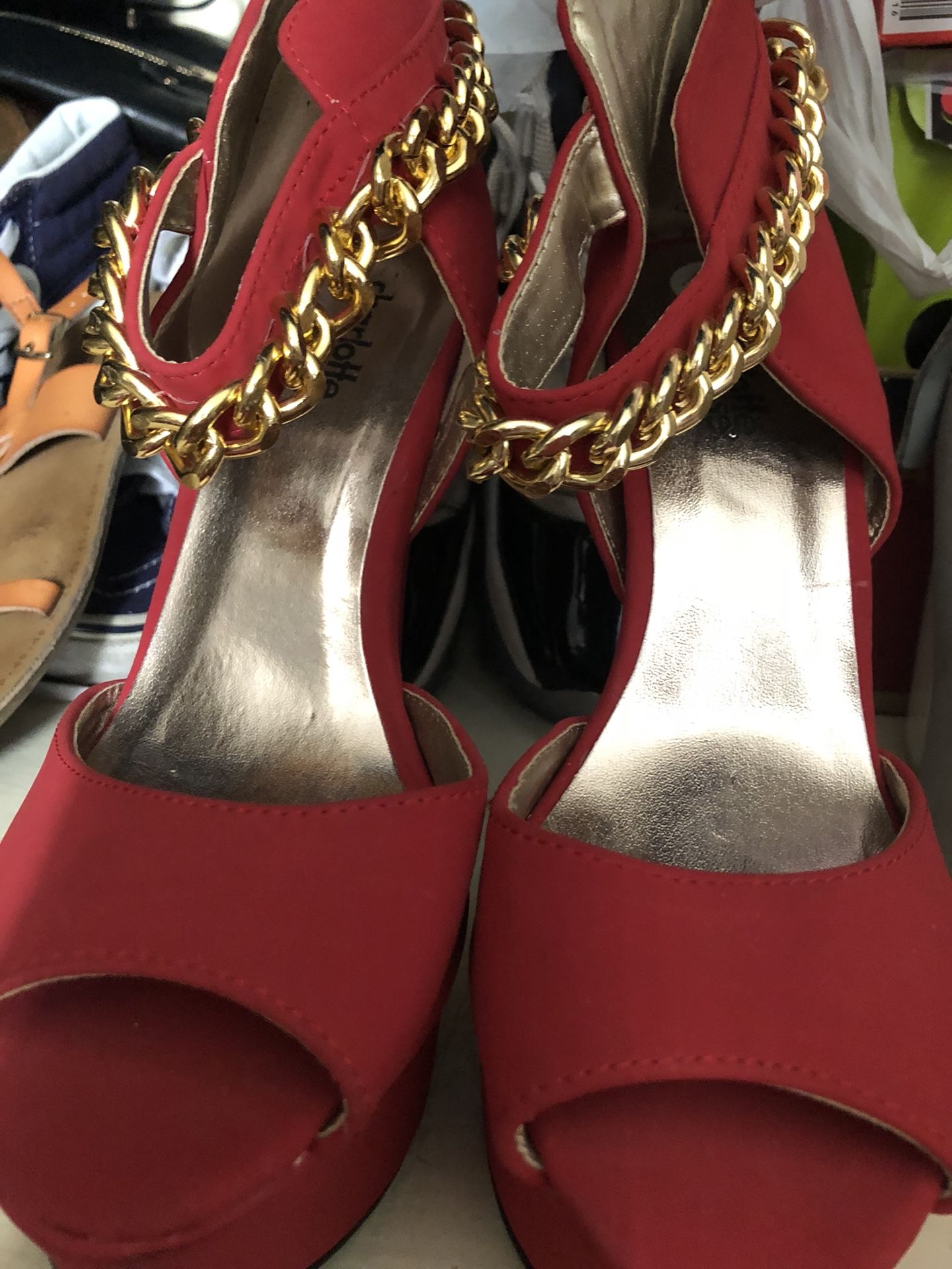 Size 7 Red/Pink Heels