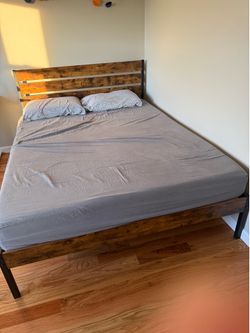IKEA mattress and bedframe