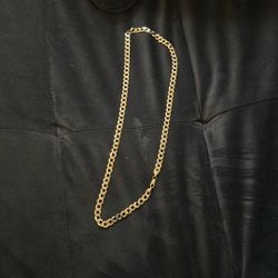 10k Gold Curb Chain 24 Inches