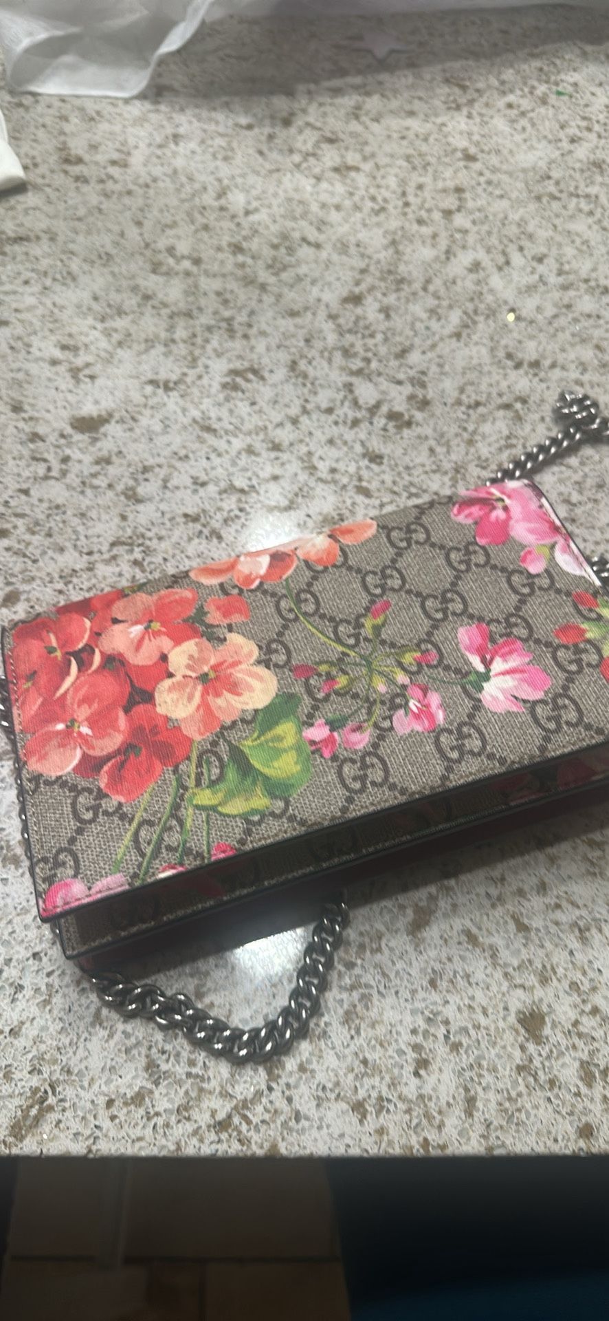 Flower Gucci Authentic Chain Bag
