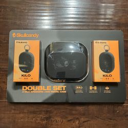 Skullcandy Kilo Wireless Bluetooth Speaker with Case Bundle, 2-pack