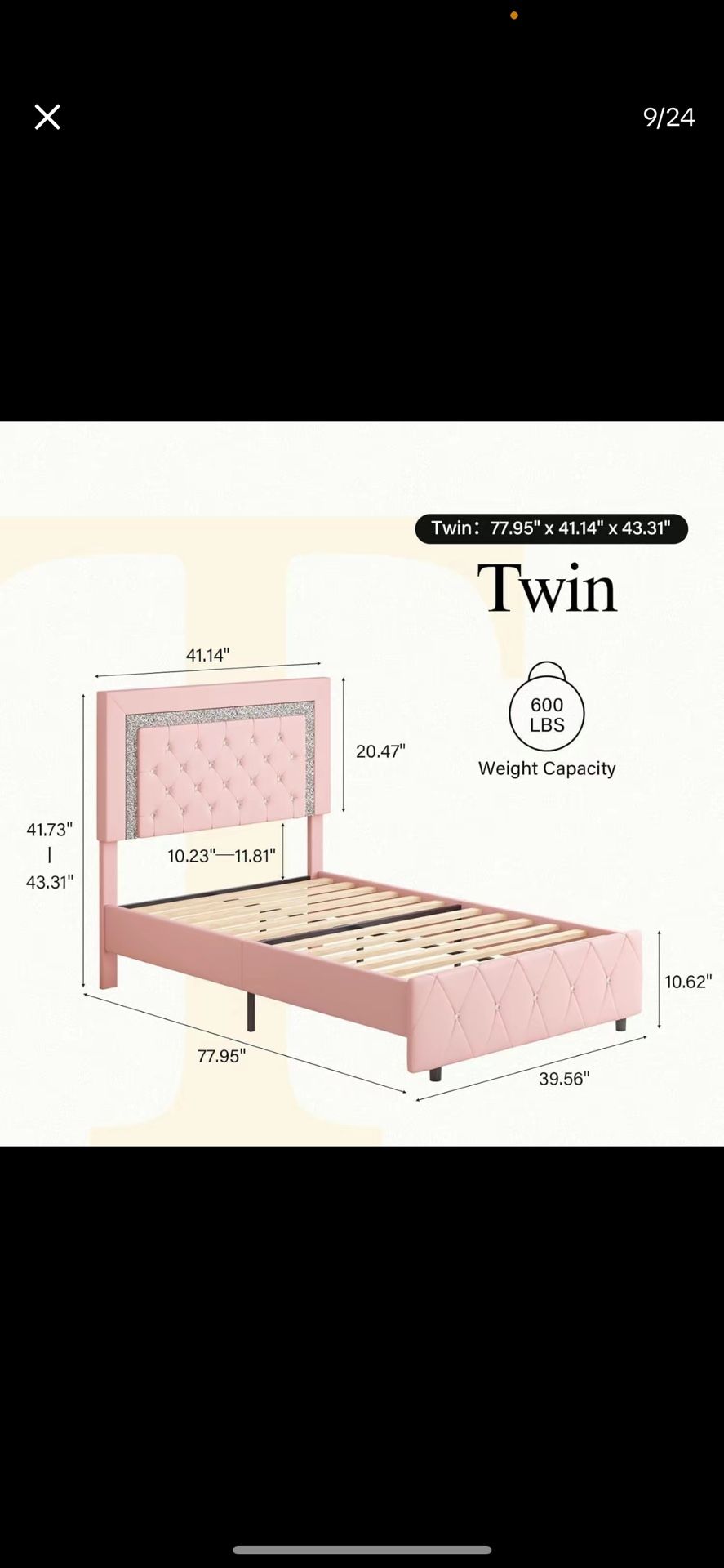 Twin Size Bed