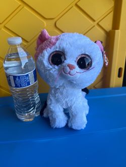 Ty Beanie Boo White Cat Plush
