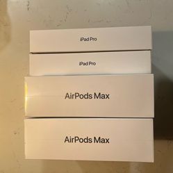 Brand New iPad Pro 11" M4 512GB Cellular + AirPods Max - Space Gray - $1600 (2 Sets Available)