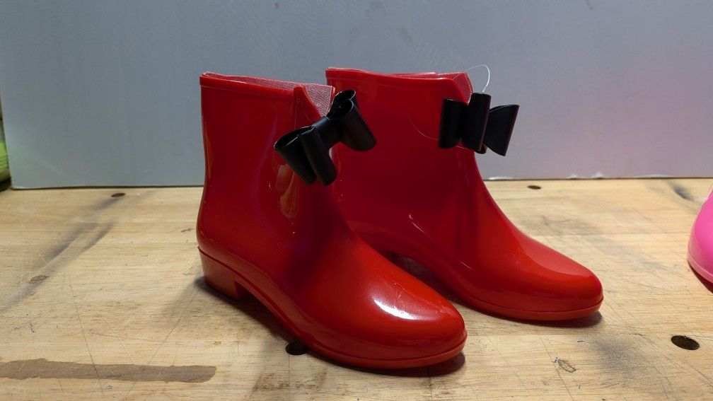 Rain Boots With Bow