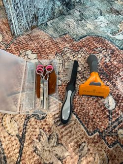 Furminator and dog trimming kit