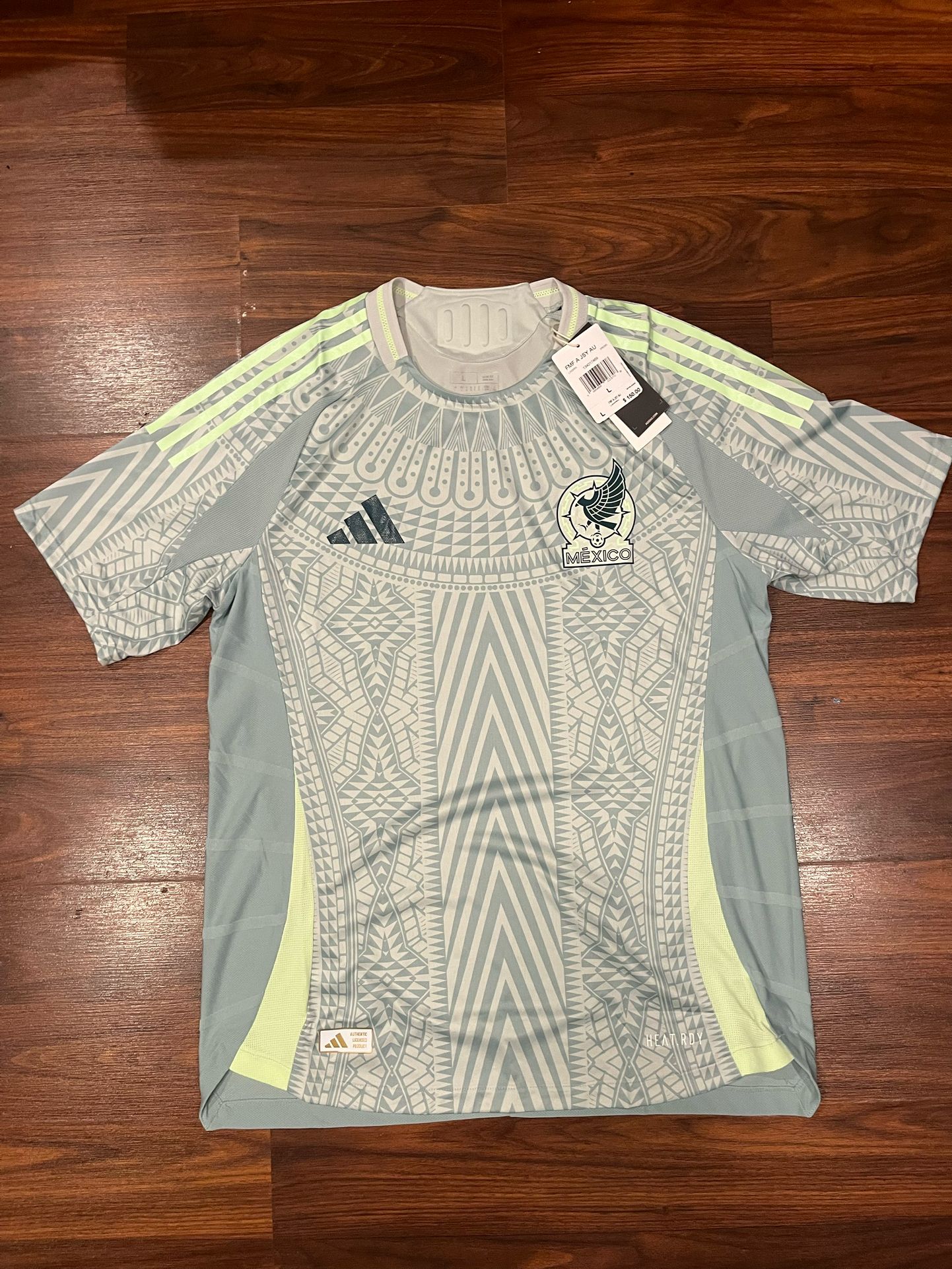 Adidas MEXICO 2024 AWAY Soccer AUTHENTIC JERSEY IP6385 Football Men’s size Large Retail 150 