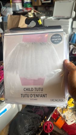 White tutu child