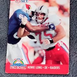 Howie Long (1990 Pro Bowl) NFL Trading Card 