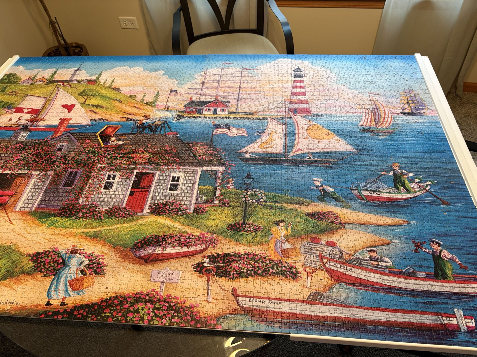 5000 Piece Puzzle. $15  