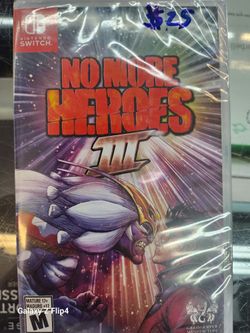 No More Heroes 3 Nintendo Switch Video Games[ Kids Games, Video Games, Entertainment]