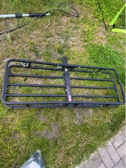 capacity steel hitch cargo carrier