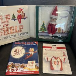 Elf On The Shelf (Boy) , With Jersey And Coloring book