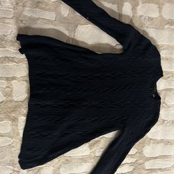 Navy Blue JEANNE PIERRE Sweater