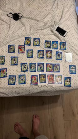 30 Blue Press Proof Donruss Cards
