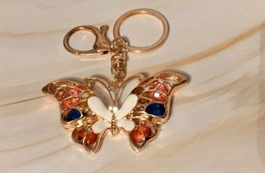 Butterfly Purse Charm/Keychain