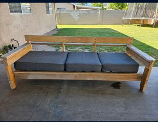 Solid Wood Patio Bench