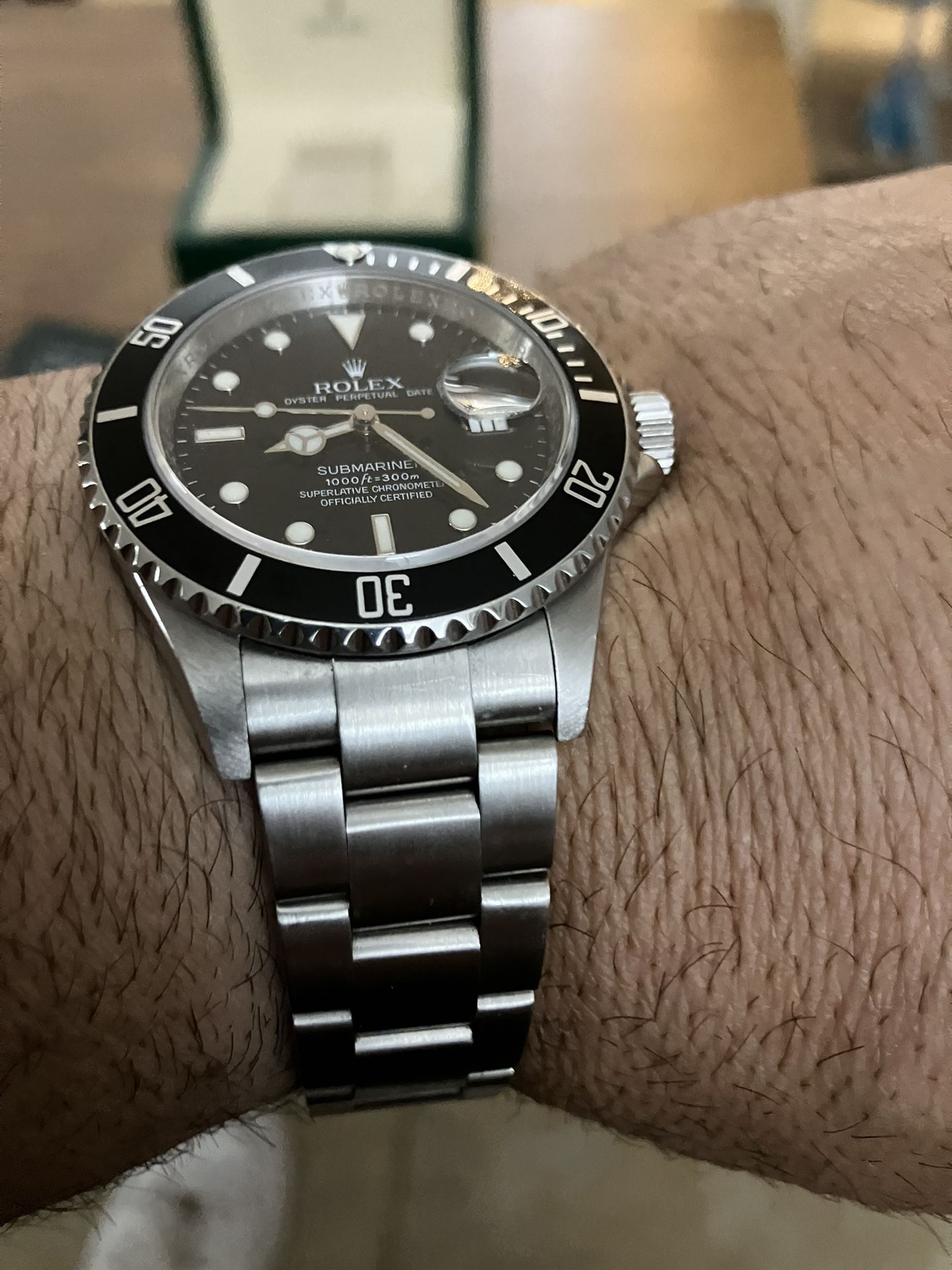 Rolex submariner Date Stainless , M Serial 2008 