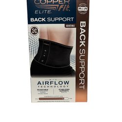 Copper Fit Elite Back Support With Air Flow Back Brace