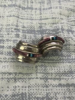 .925 Silver Native American Jewelry Earrings 100% Authentic