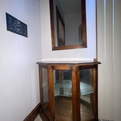 Console Table And Mirror 